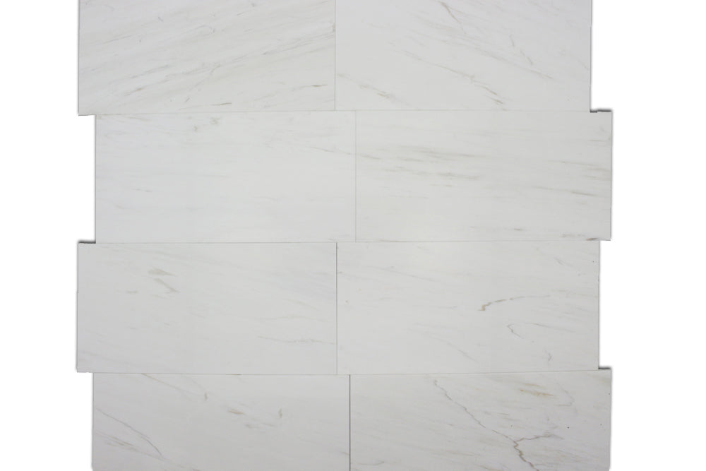 VOLAKAS: Marble Rectangle Field Tile (12"x24"x3/8" | polished | eased)