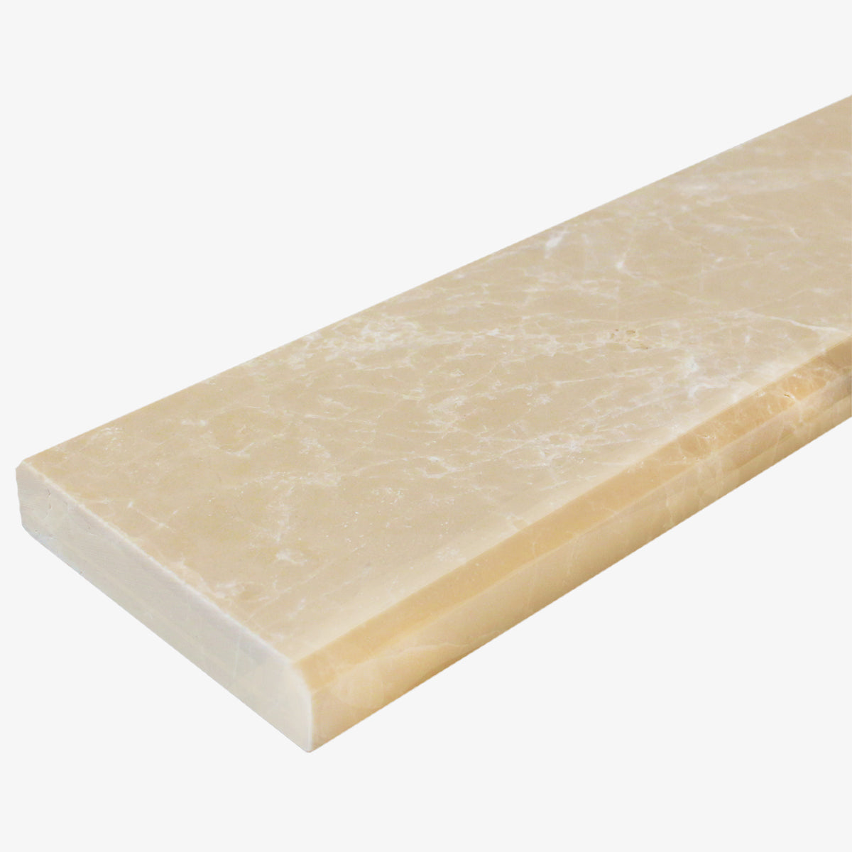 BOTTICINO: Engineered Marble Sill Tile Accessory (6"x72"x5/8" | polished | double bevel)