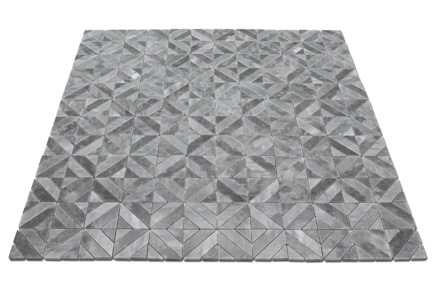 BARDIGLIO: Marble Matrix Mosaic (12"x12"x3/8" | polished)