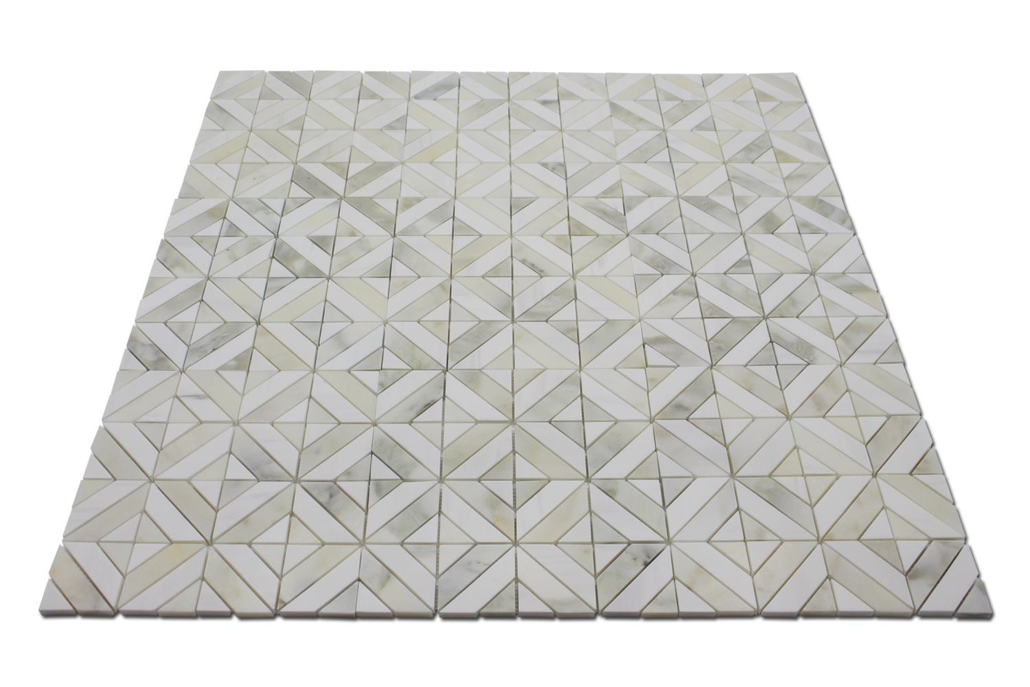 BIANCO VENATO: Calacatta Olive Marble & Dolomite Matrix Mosaic (12"x12"x3/8" | polished)