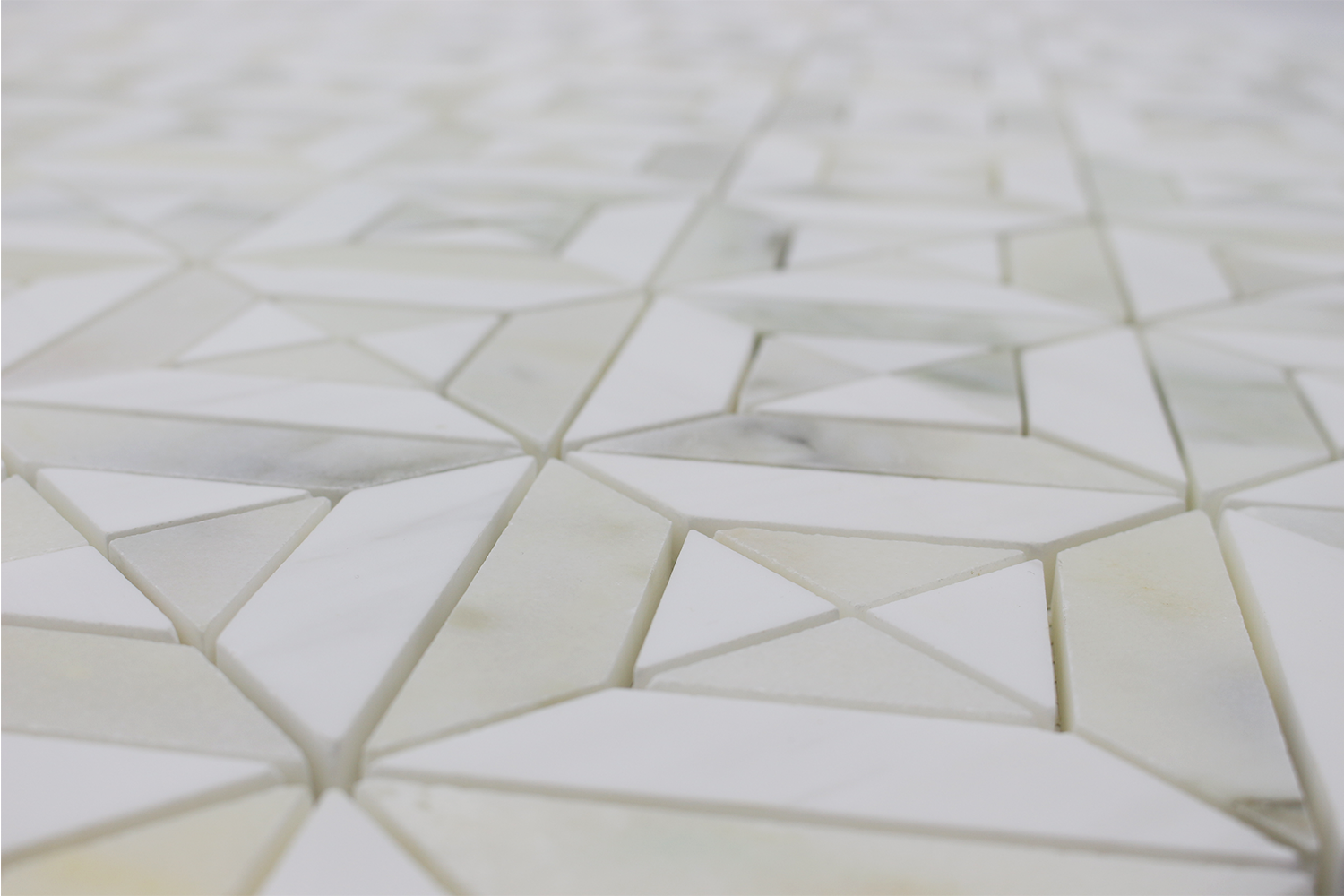 BIANCO VENATO: Calacatta Olive Marble & Dolomite Matrix Mosaic (12"x12"x3/8" | polished)