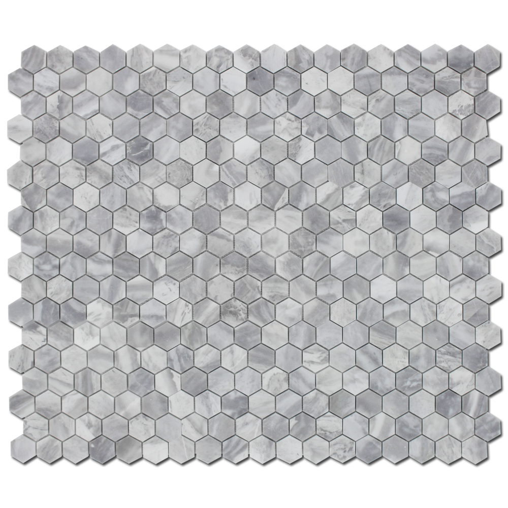 ARGENTO DOLOMITI: Dolomite 2" Honeycomb Mosaic (12"x12"x3/8" | honed)