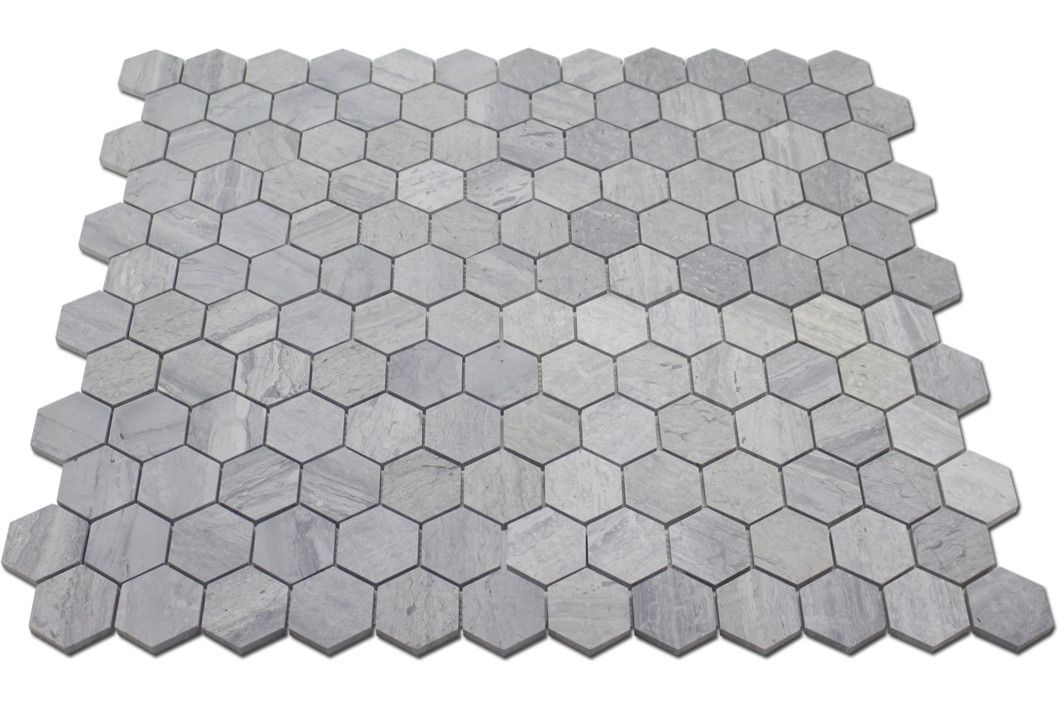 BLUE SAVOY: Marble 2" Honeycomb Mosaic (12"x12"x1/4" | honed)