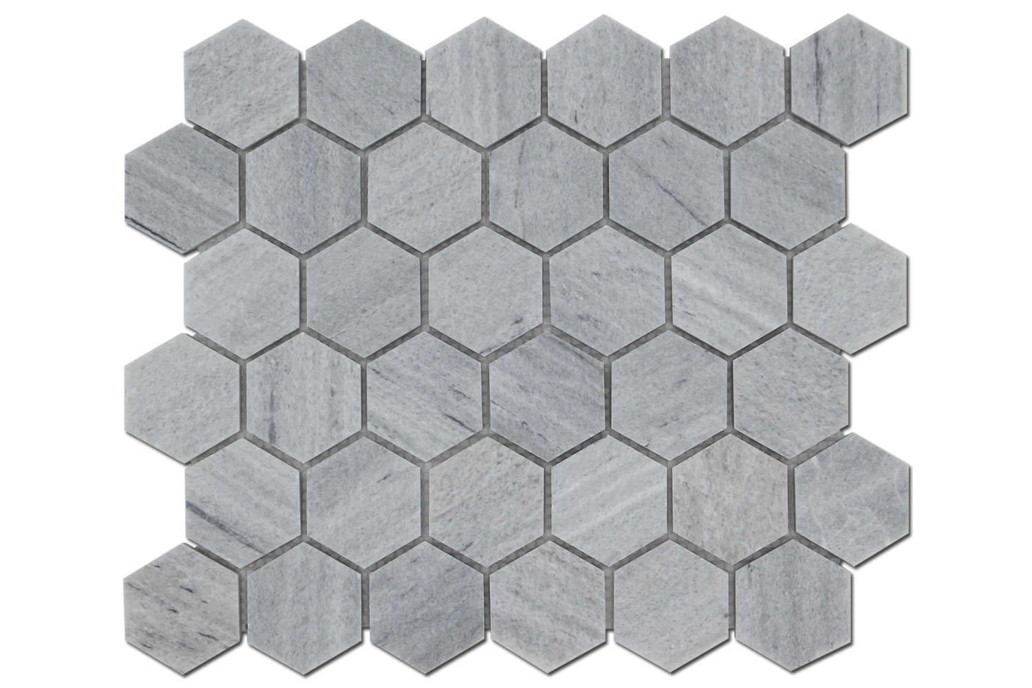 SOLTO WHITE: Marble 2" Honeycomb Mosaic (12"x12"x3/8" | honed)