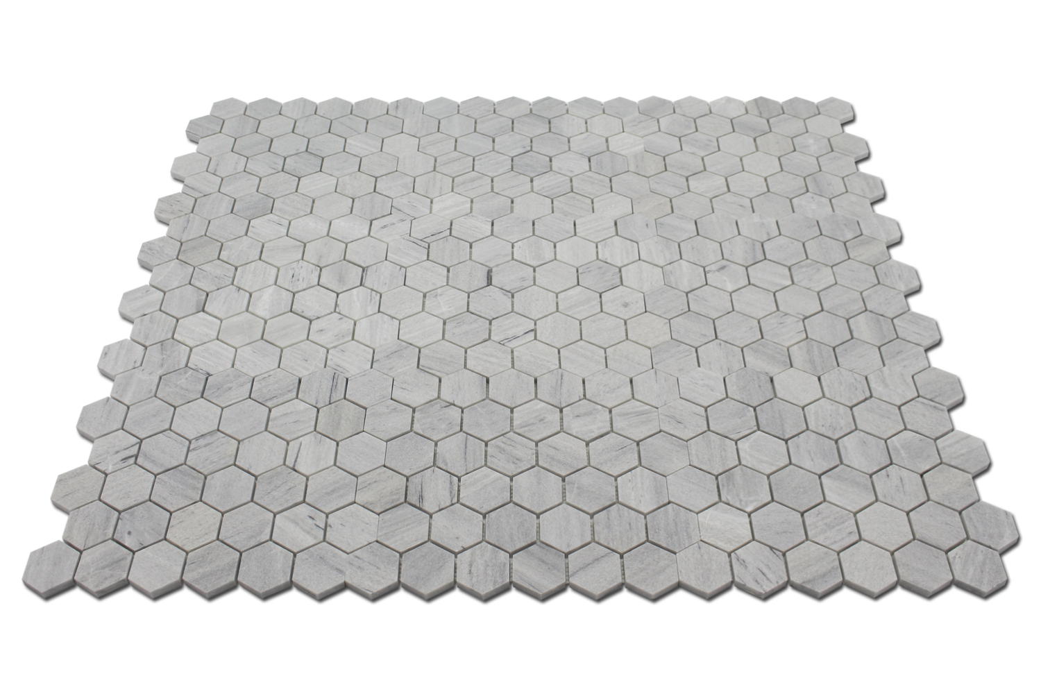 SOLTO WHITE: Marble 2" Honeycomb Mosaic (12"x12"x3/8" | honed)