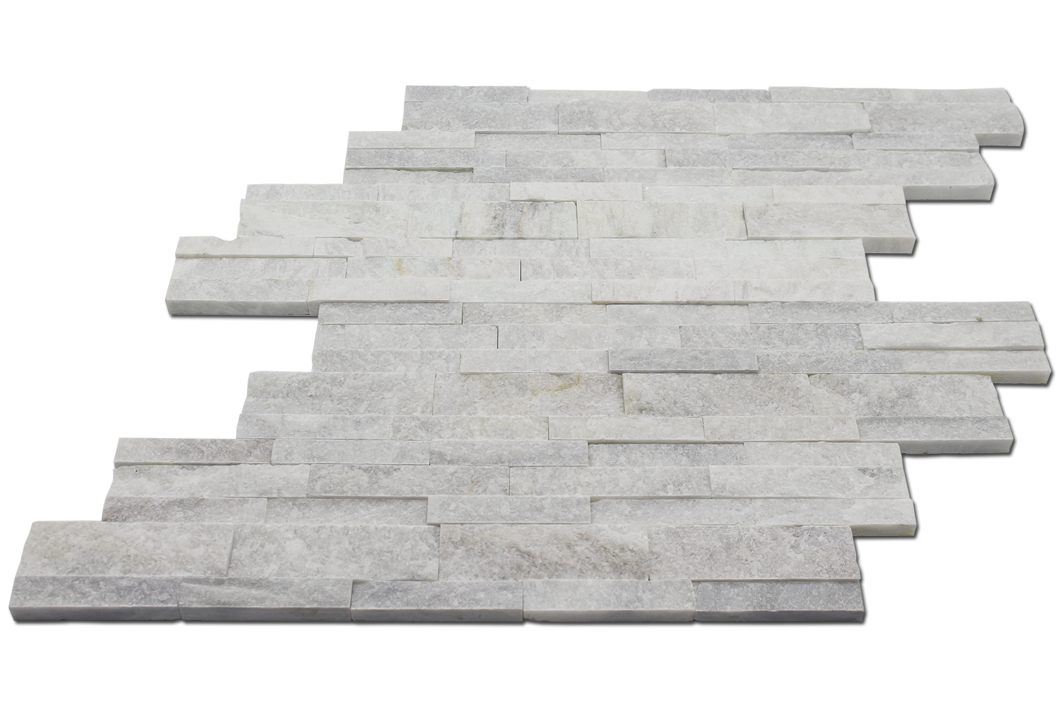 MARMARA: Marble Ledgestone Wall Panel (6"x24"x3/4"-1" | splitface | chiseled)