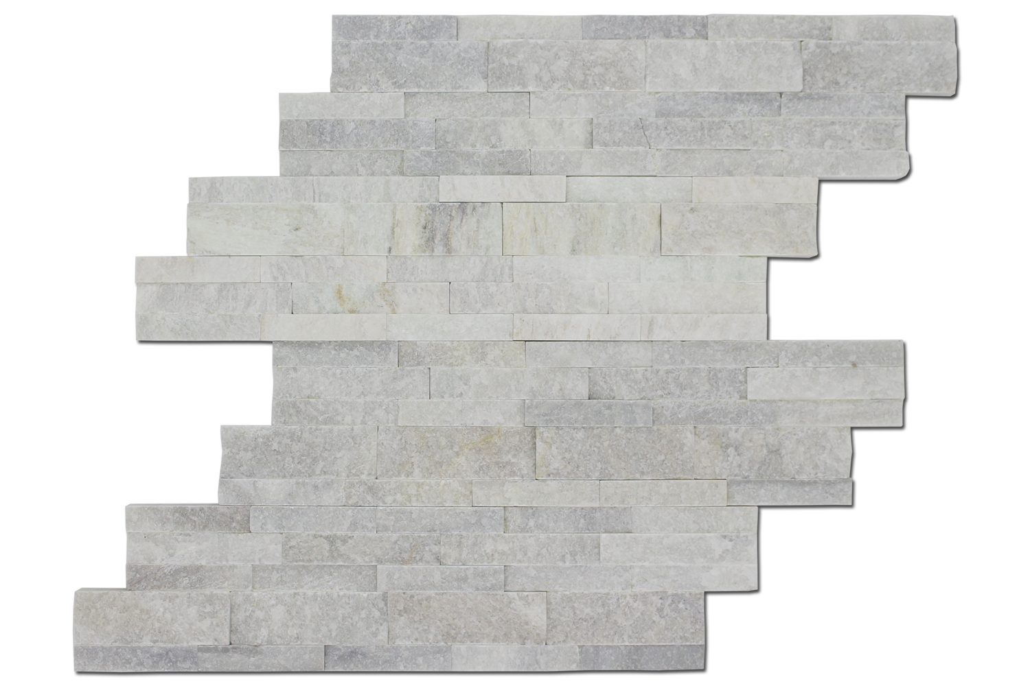 MARMARA: Marble Ledgestone Wall Panel (6"x24"x3/4"-1" | splitface | chiseled)