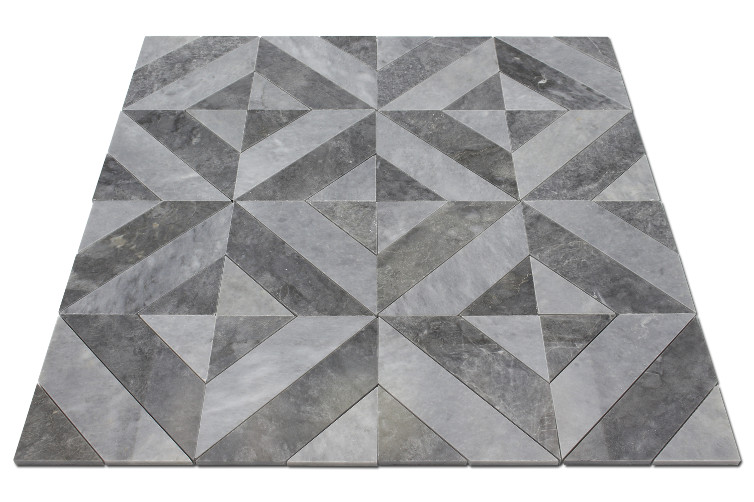 BARDIGLIO: Marble Artisan Mosaic (6"x8"x3/8" | polished)