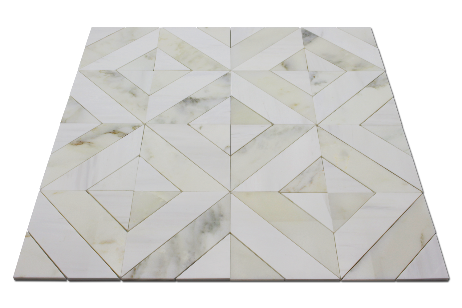 BIANCO VENATO: Calacatta Olive Marble & Dolomite Artisan Mosaic (6"x8"x3/8" | polished)