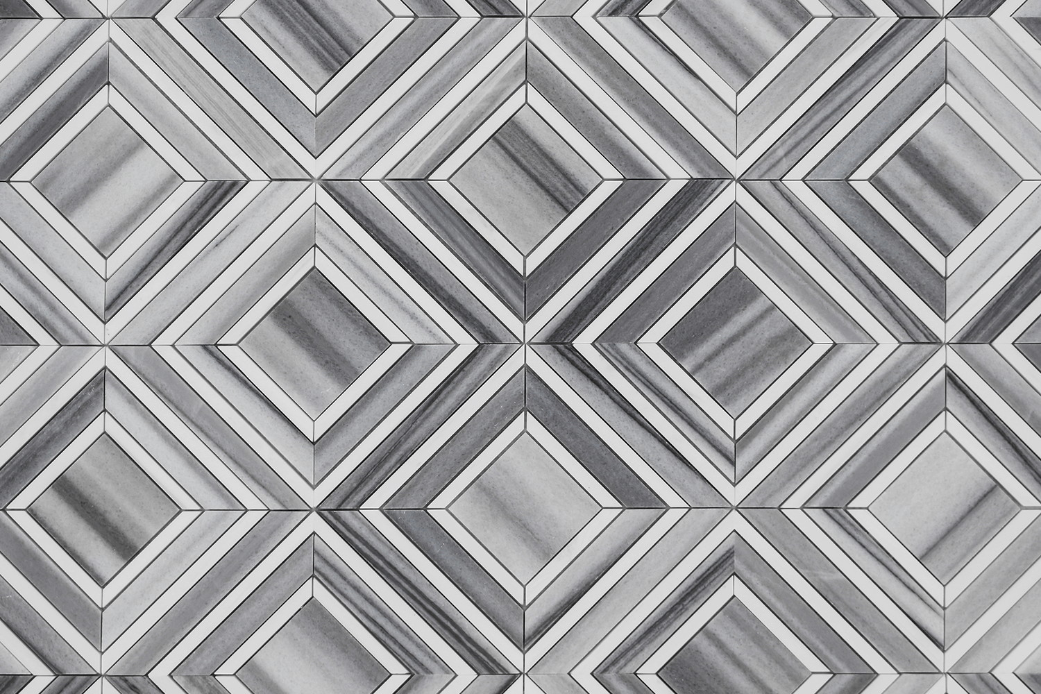 BIANCO VENATO: Marmara Dolomite Maze Mosaic (11 1/16"x13 7/16"x3/8" | polished)