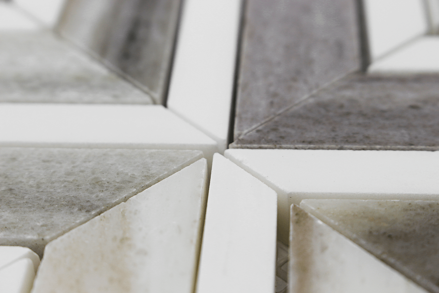 BIANCO VENATO: Palisandra Dolomite Maze Mosaic (11 1/16"x13 7/16"x3/8" | polished)