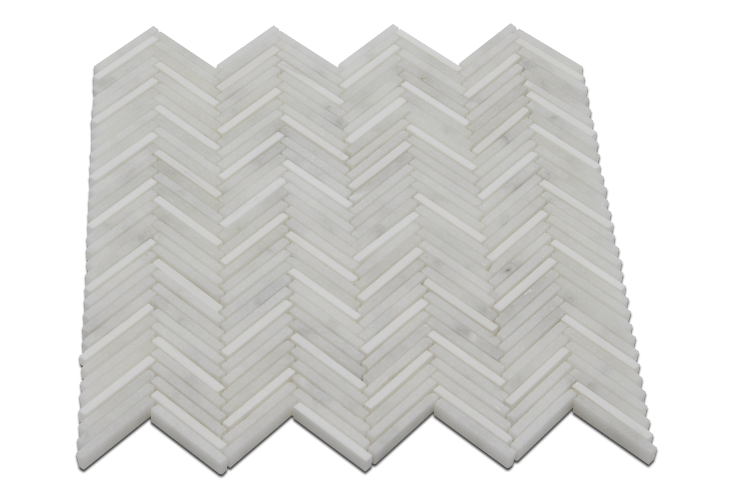 BIANCO VENATO: Milas White Marble Capri Mosaic (11 5/16"x11 11/16"x3/8" | honed, polished)