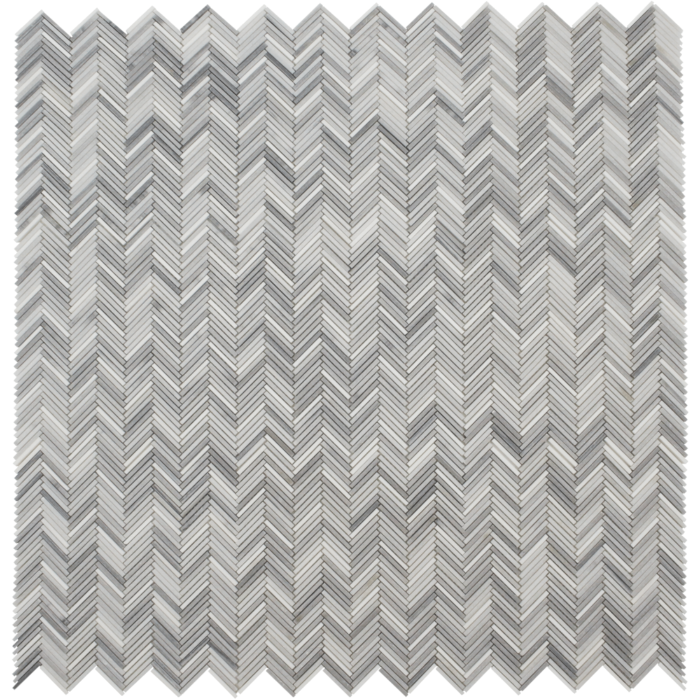 BIANCO VENATO: Marmara Dolomite Capri Mosaic (11 5/16"x11 11/16"x3/8" | honed, polished)