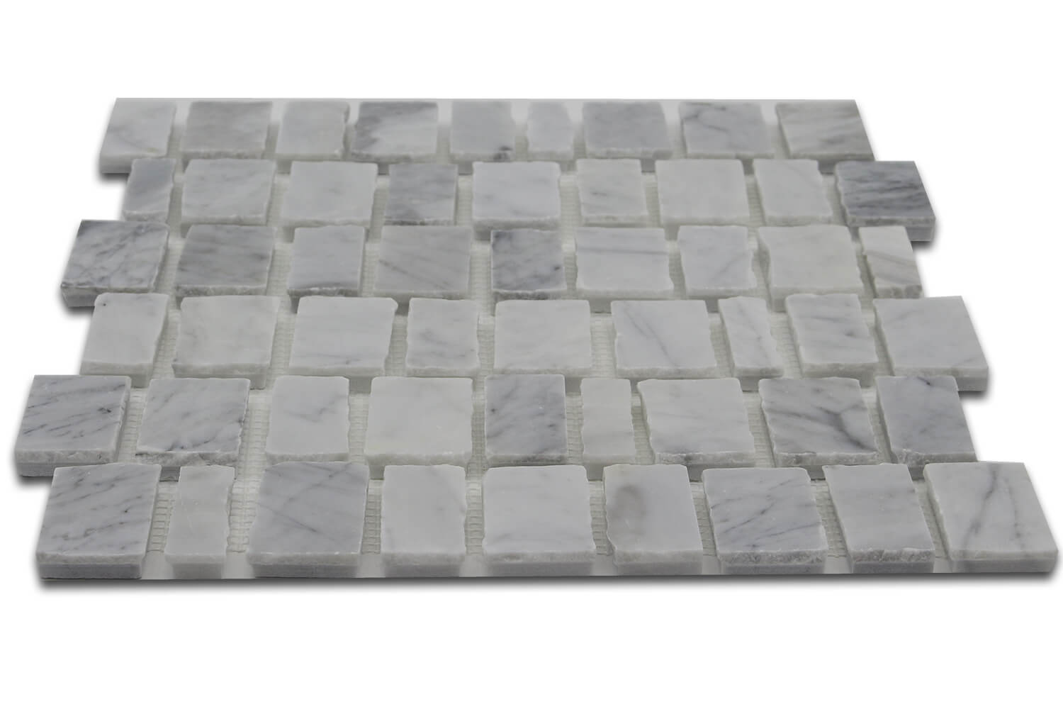 CARRARA: Marble Scarpa Mosaic (12"x12"x3/8" | honed | broken)