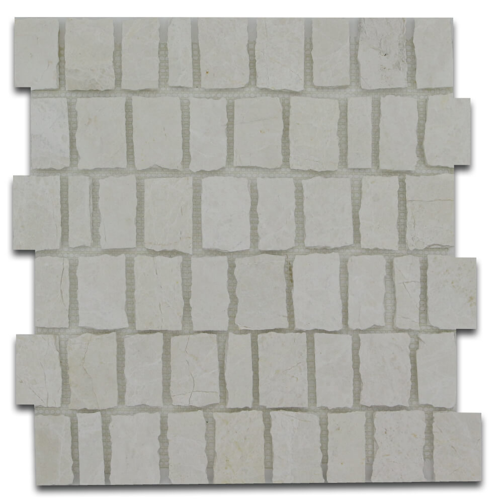 VANILLA: Marble Scarpa Mosaic (12"x12"x3/8" | honed | broken)