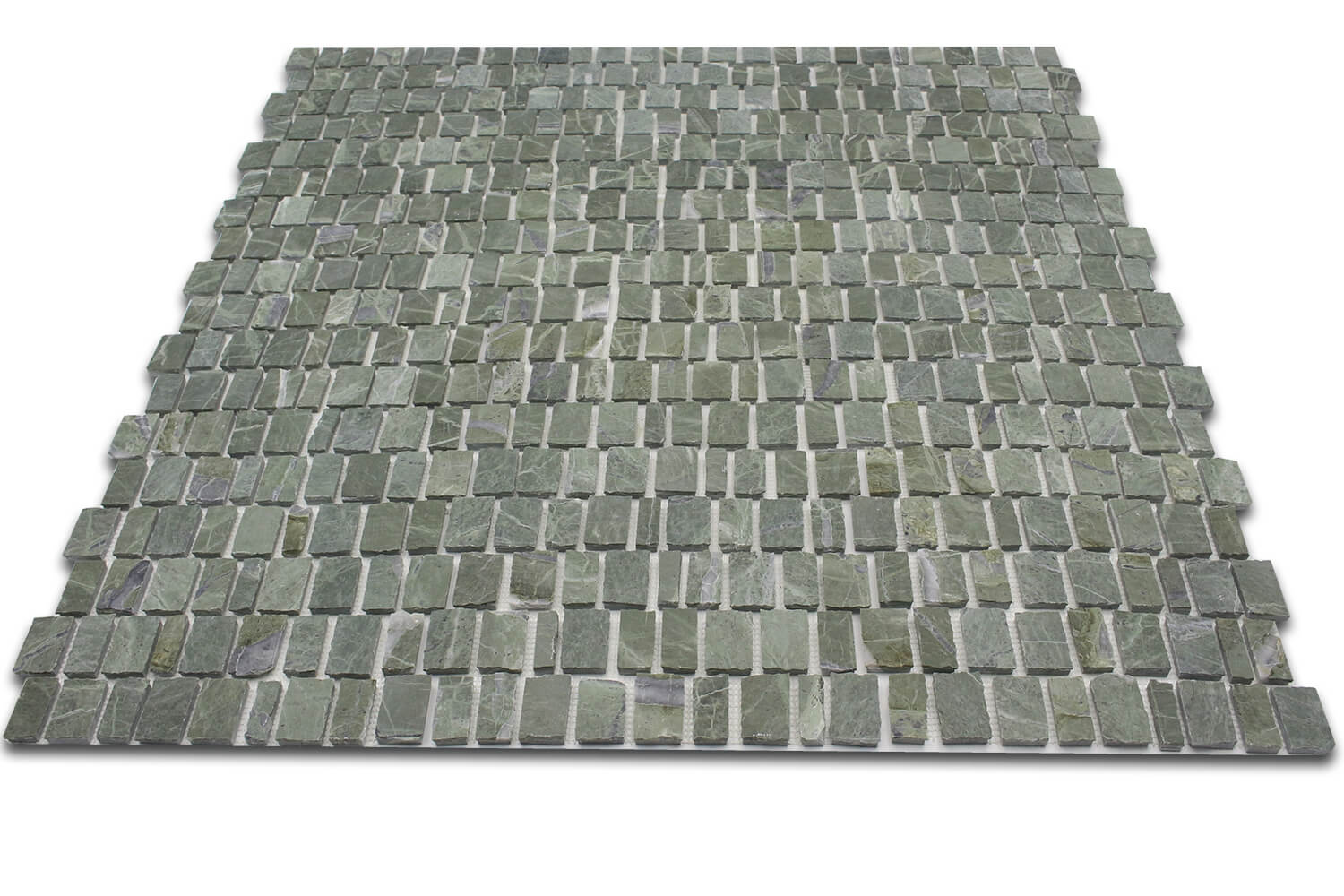 TEOS GREEN: Marble Scarpa Mosaic (12"x12"x3/8" | honed | broken)