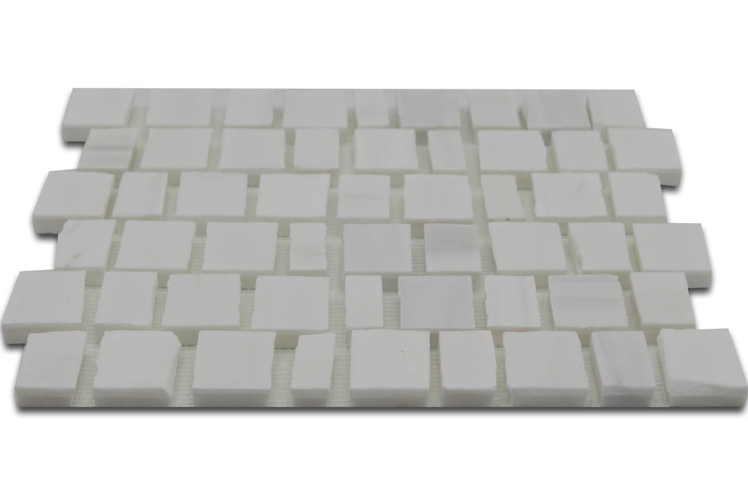 BIANCO VENATO: Dolomite Scarpa Mosaic (12"x12"x3/8" | honed | broken)