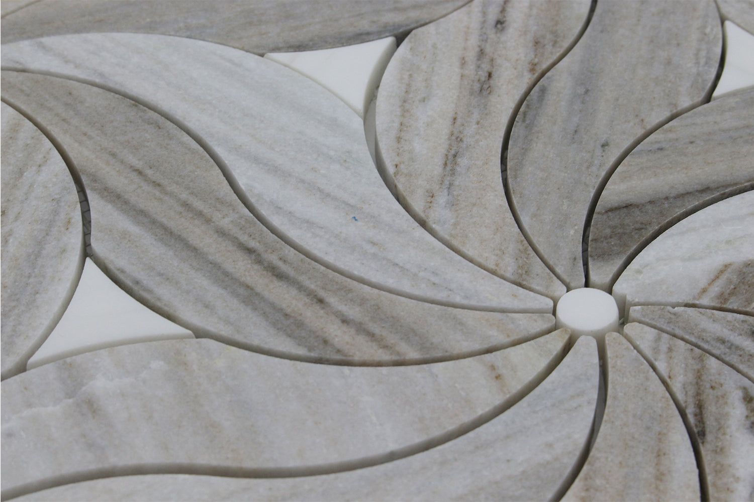 BIANCO VENATO: Palisandra Marble Deste Mosaic (8 13/16"x17 1/4"x3/8" | polished)