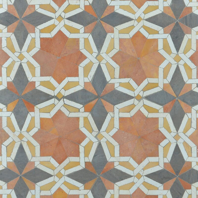 BABA CHIC: Maha Mosaic (honed | 10"x10"x1/4" | straight cut)