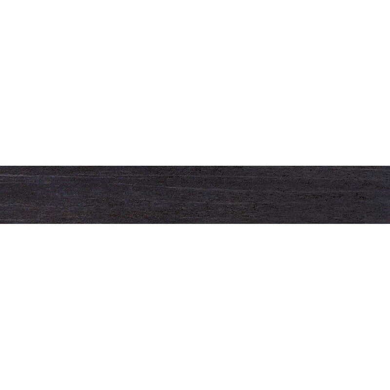 METALLIC PORCELAIN: Carbonio Porcelain Sbn Single Long Bullnose (matte | 3"x24"x1/2" | straight cut)