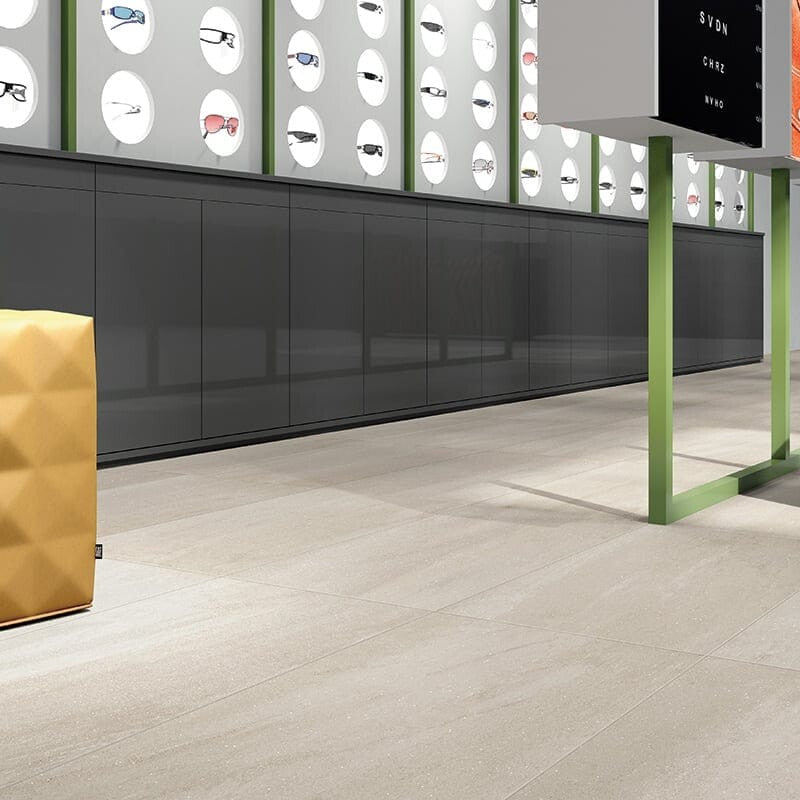 ATELIER PORCELAIN: Olive Grey Rectangle Field Tile (honed | 12"x24"x5/16" | straight cut)
