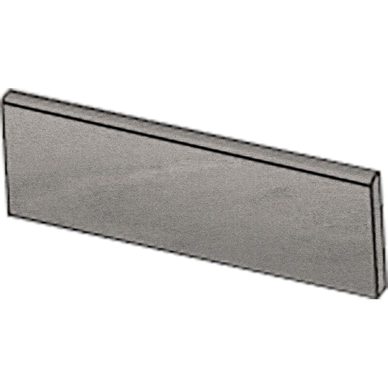 ATELIER PORCELAIN: Olive Grey Concrete Porcelain Sbn Single Long Bullnose (honed | 4"x24"x5/16" | straight cut)