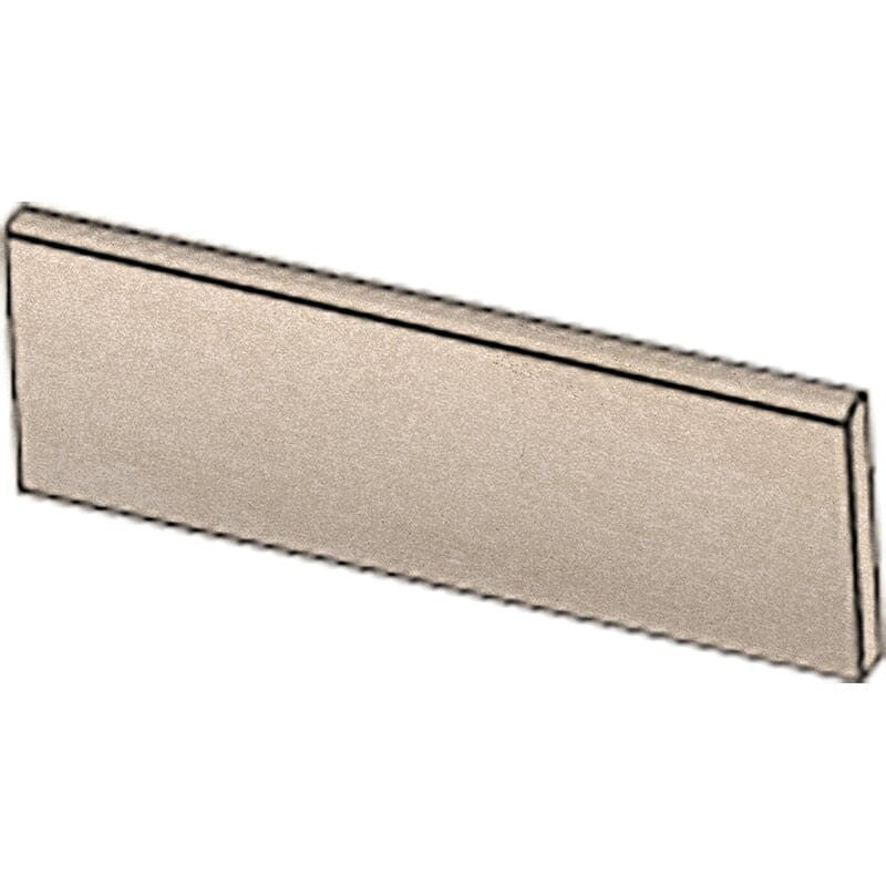 ATELIER PORCELAIN: Sand Concrete Porcelain Sbn Single Long Bullnose (honed | 4"x24"x5/16" | straight cut)