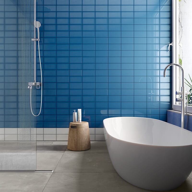 BELLA MURO CERAMIC: White Rectangle Field Tile (glossy | 4"x8"x9/32" | beveled)