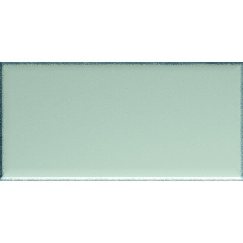 BELLA MURO CERAMIC: Aquamarine Rectangle Field Tile (glossy | 4"x8"x9/32" | beveled)