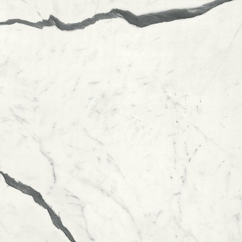 DREAMING PORCELAIN: Bianco Statuario Square Field Tile (polished | 24"x24"x25/64" | straight cut)