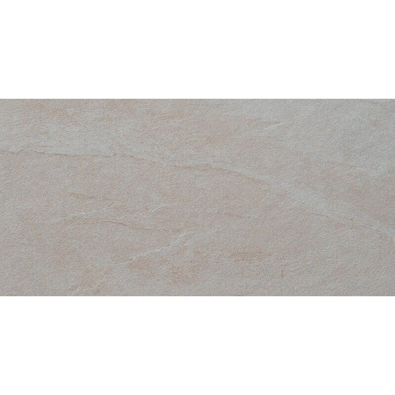 WATERFALL PORCELAIN: Ivory Flow Stone Rectangle Field Tile (natural | 12"x24"x3/8" | rectified)