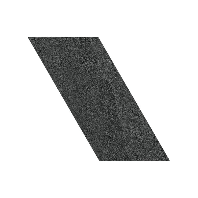 WATERFALL PORCELAIN: Dark Flow Stone Gramma 16 Dx Field Deco Tile (natural | 3"x7"x43/64" | rectified)