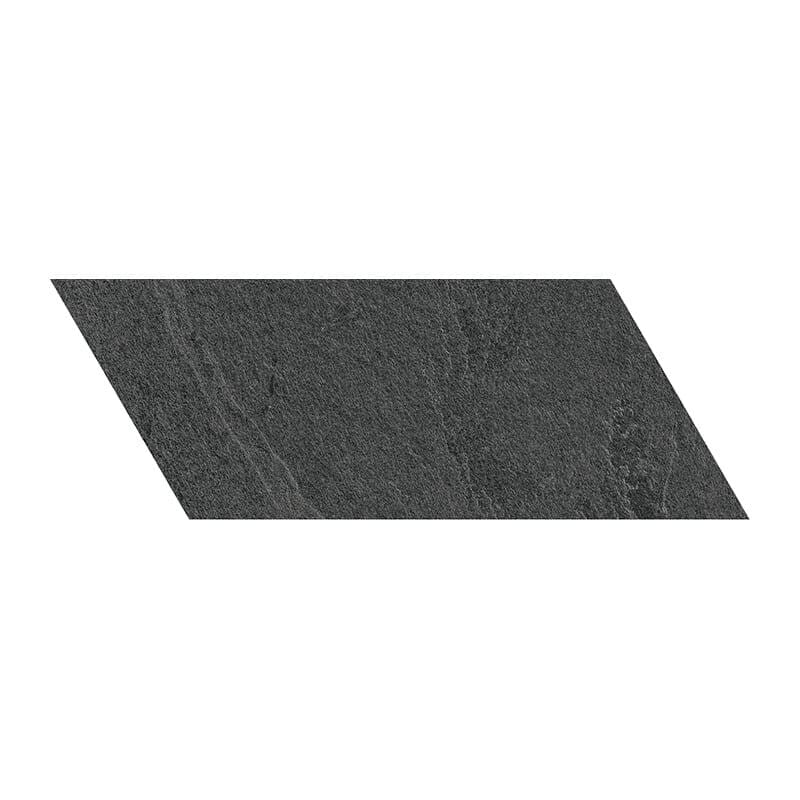 WATERFALL PORCELAIN: Dark Flow Stone Gramma 66 Dx Field Deco Tile (natural | 7"x15"x7/16" | rectified)