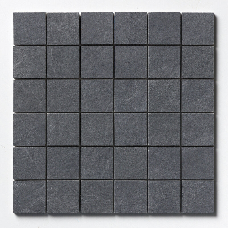 WATERFALL PORCELAIN: Flow Stone 2X2 Straight Stack Mosaic (natural | 12"x12"x3/8" | rectified)