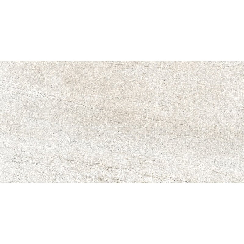 TELLURIDE PORCELAIN: Snow Rectangle Field Tile (matte | 12"x24"x23/64" | straight cut)