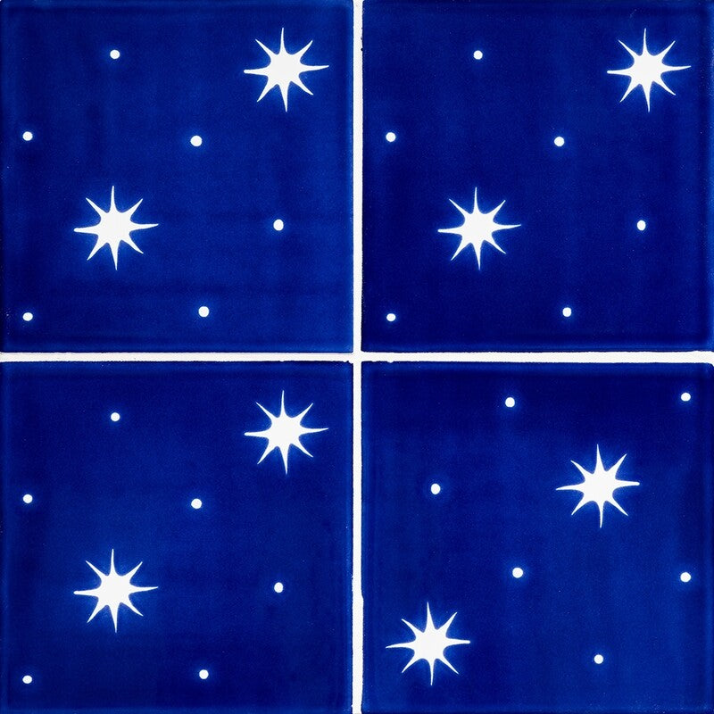 SISTER PARISH: Iris, Pure Serendipity Field Deco Tile (glossy | 6"x6"x3/8" | straight cut)