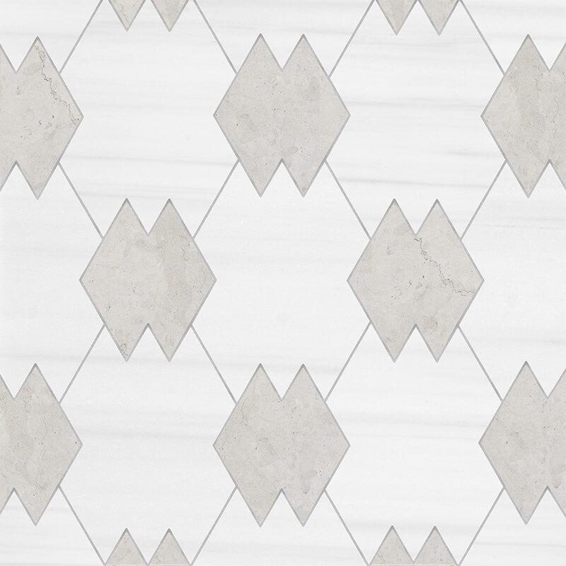 TAOS : Britannia Tappeti Mosaic (multi finish | 8"x10"x21/32" | straight cut)