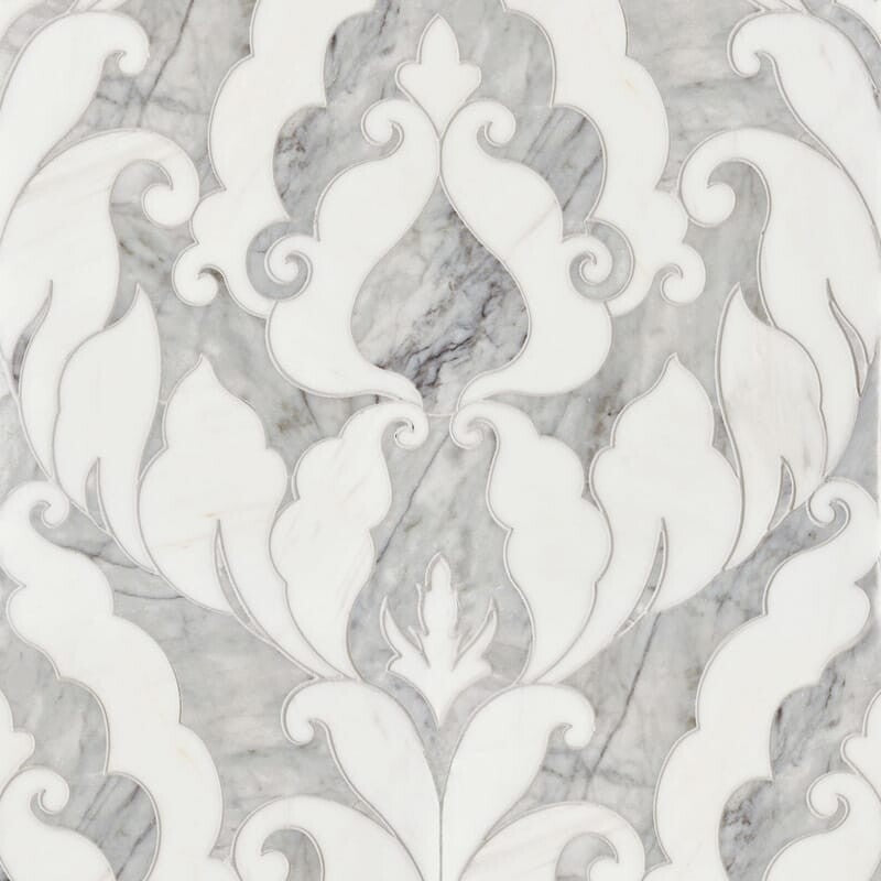 TALYA: Dolomite Rumi Mosaic (multi finish | 13"x18"x9/16" | straight cut)