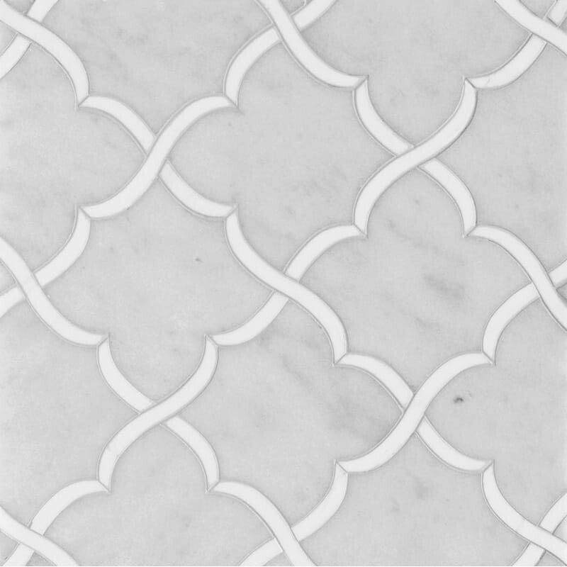 TALYA: Glacier Gaia Mosaic (multi finish | 11"x11"x3/8" | straight cut)