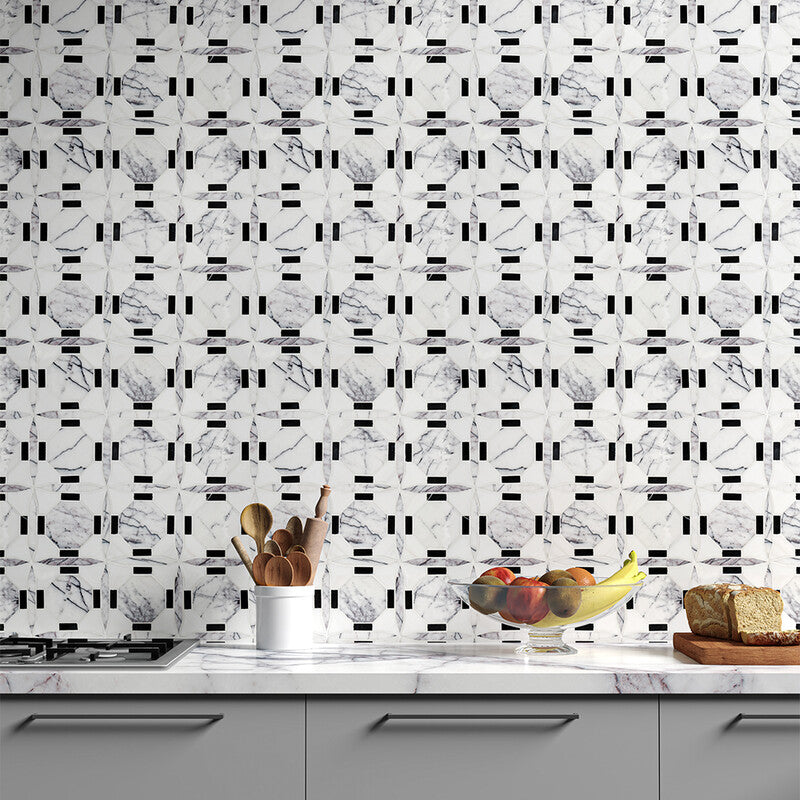 Retro Grove Marble Mosaic β Dolomite and Marble and Onyx collection