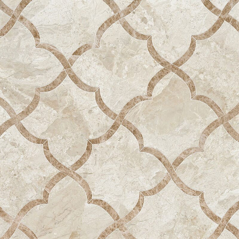 TALYA: Paradise Gaia Mosaic (polished | 11"x11"x3/8" | straight cut)