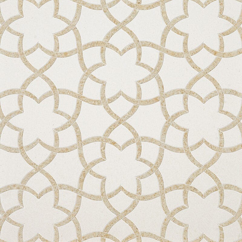 TALYA: Seashell Isidore Mosaic (multi finish | 12"x14"x1/2" | straight cut)