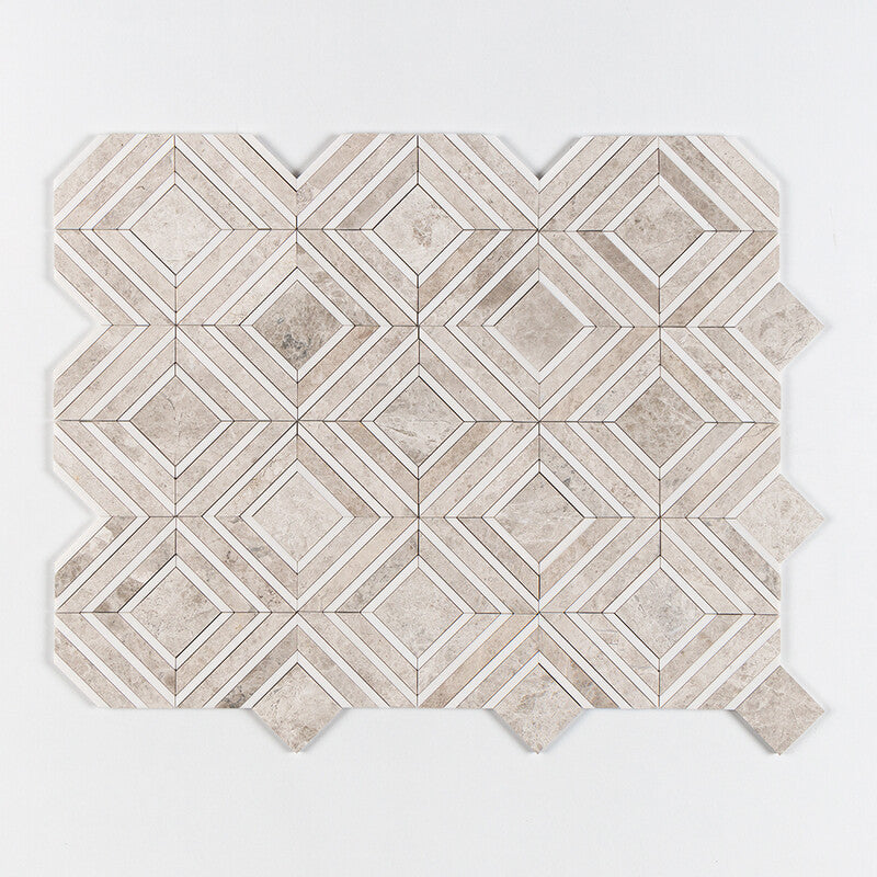 TALYA: Diana Royal Yildiz Mosaic (multi finish | 8"x11"x13/16" | straight cut)