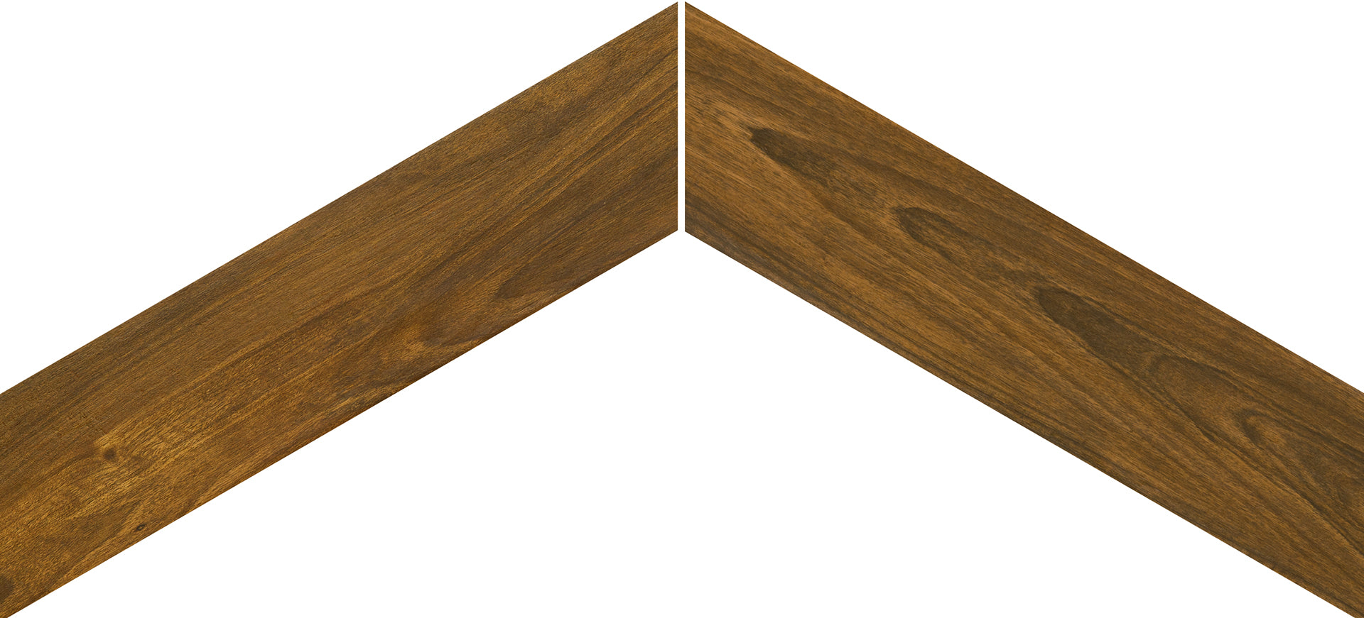 Elegance Wood Mohogany porcelain decorative accent tile by Emil, 4 5/16"x21 1/4"x9-mm size. Premium Italian porcelain for floors and walls.