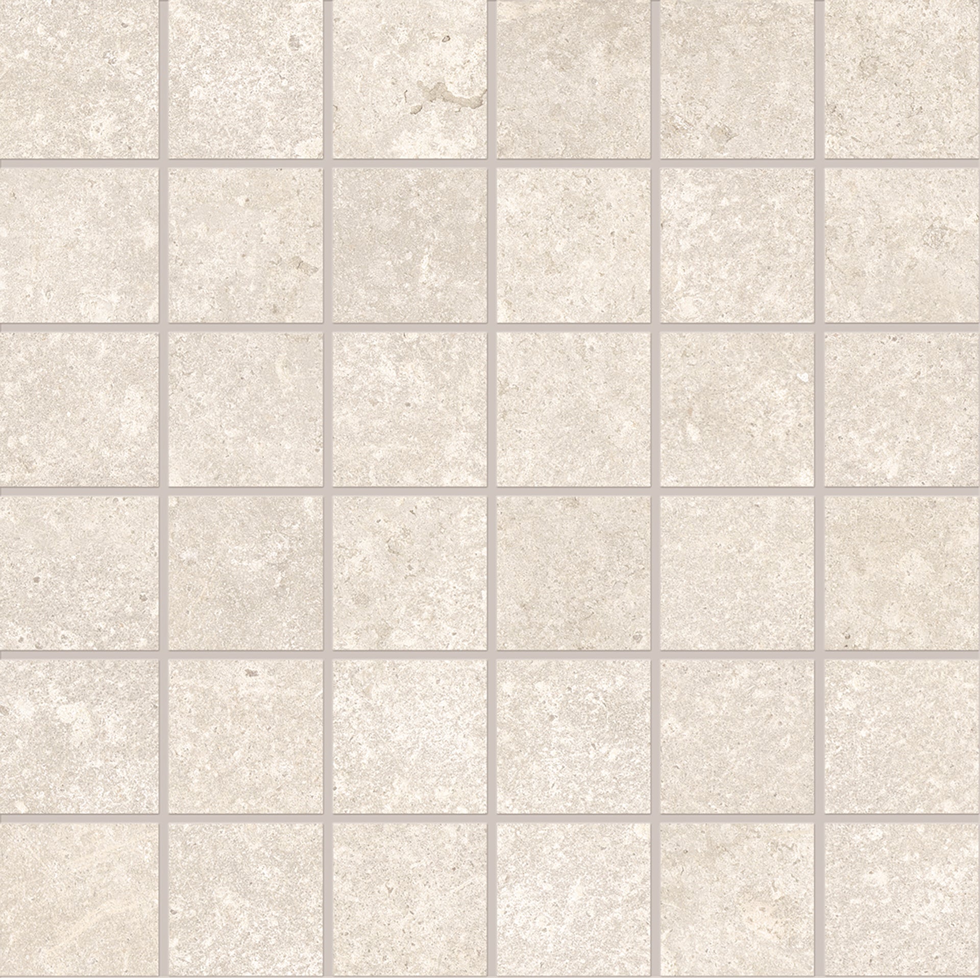 Ever-Stone IVORY porcelain mosaic tile by Emil, naturale finish, 8"x12" size. Premium Italian porcelain for floors and walls.