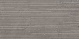 SHELLSTONE: Deco Groove Dark Gray Porcelain Field Tile (23 5/8"x47 1/4"x9.5-mm | naturale | rectified)
