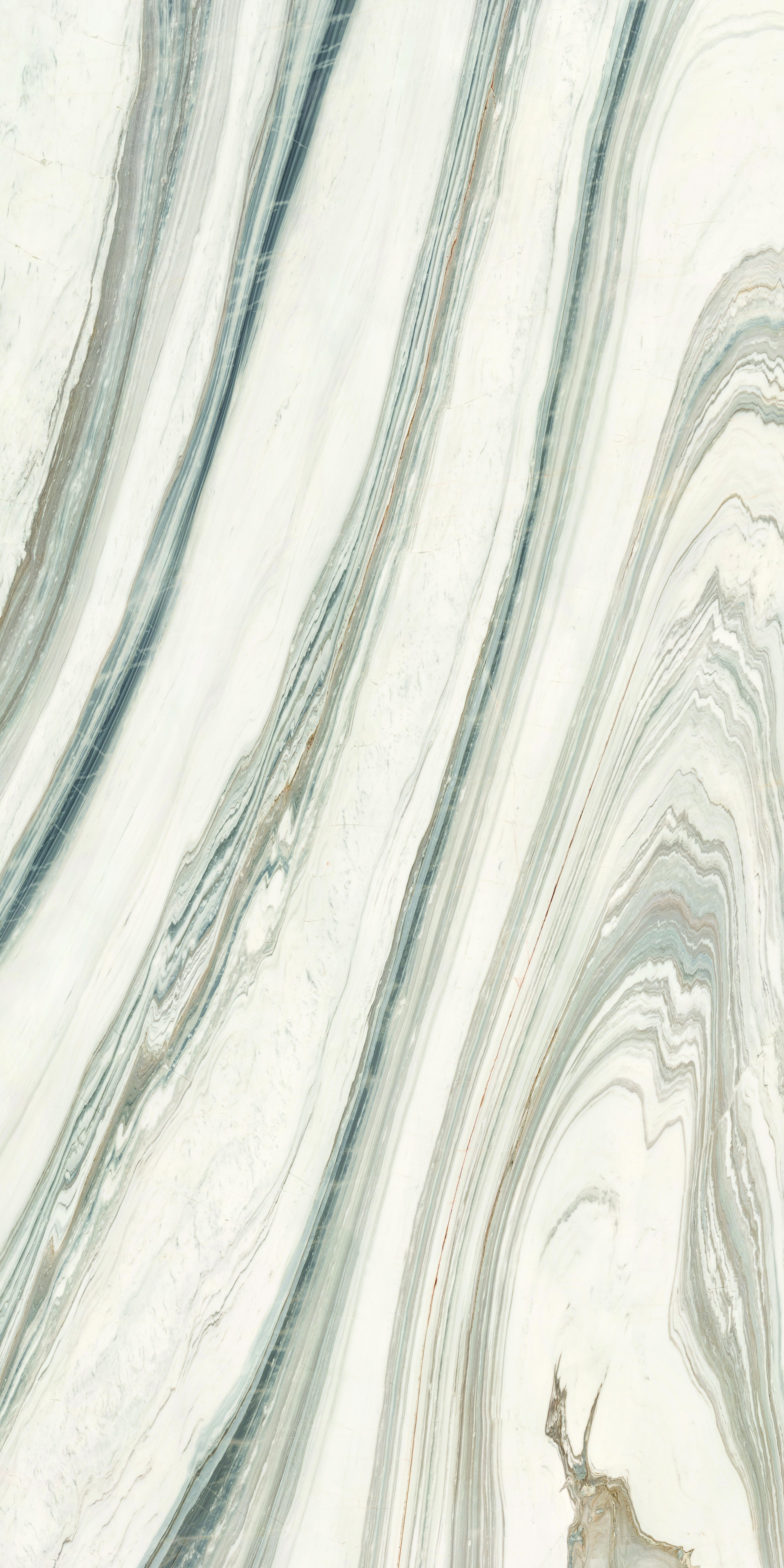 Fusion White slabs by Anatolia Aeterna, top-down product view, 63"×125 31/32" size. Premium porcelain for floors and walls.