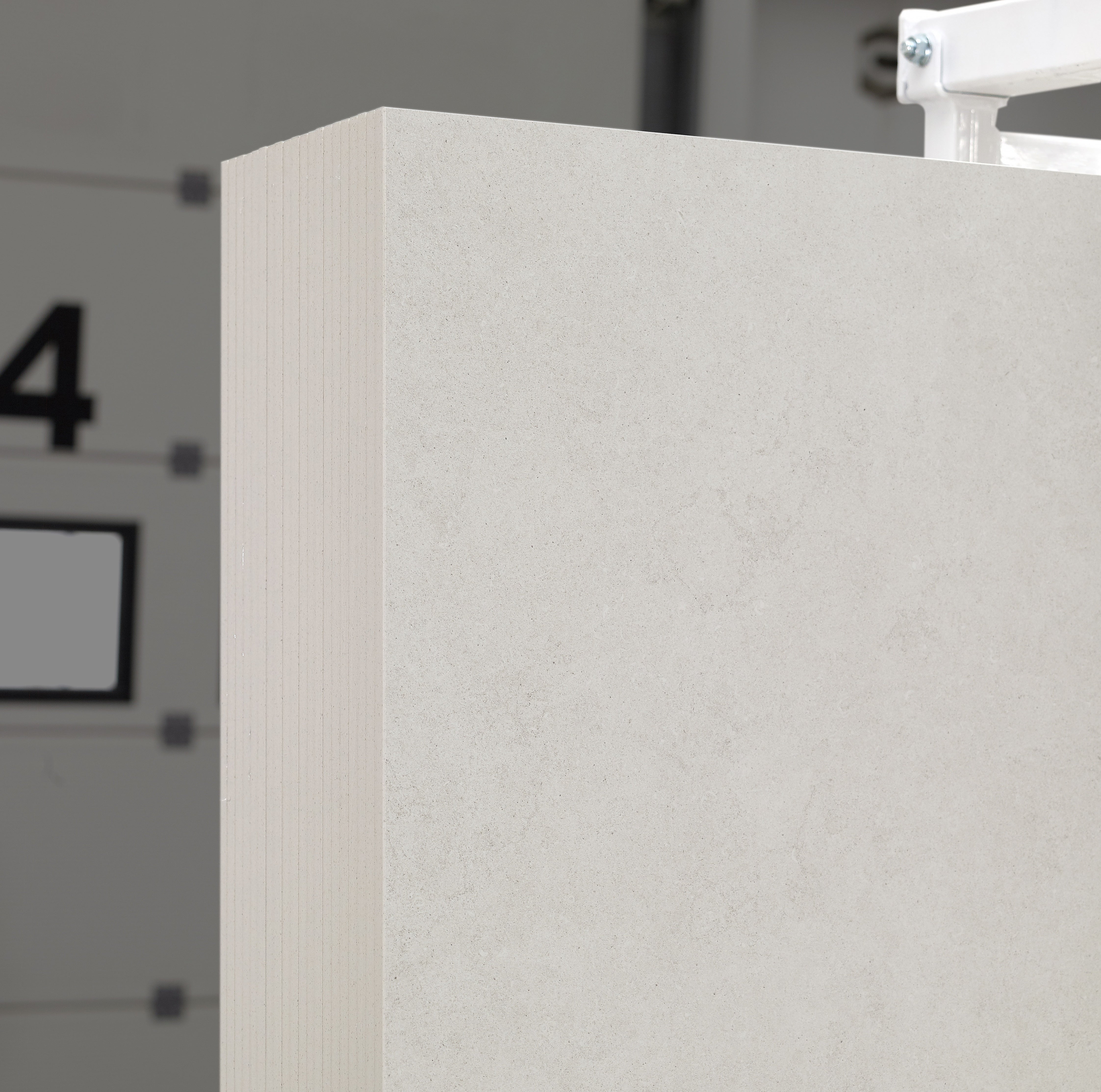 Lithoform Crosscut Vista sintered stone slabs by Anatolia, top-down product view, 64"×127"×15/32" size. Turkish sintered stone for floors and walls.