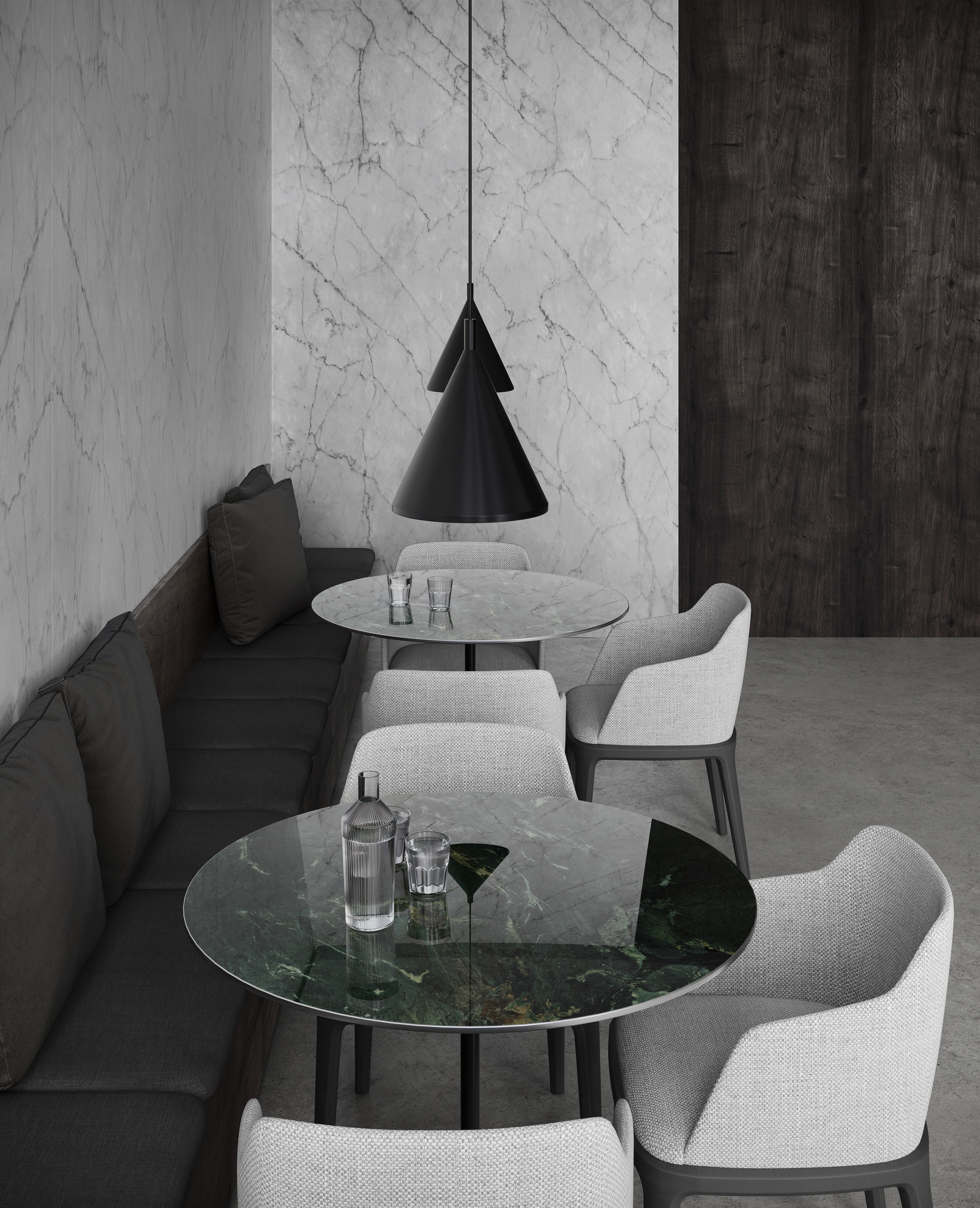 MAJESTO: Ariel Bianco Porcelain Field Tile (24"×11/32" | Honed | Rectified)