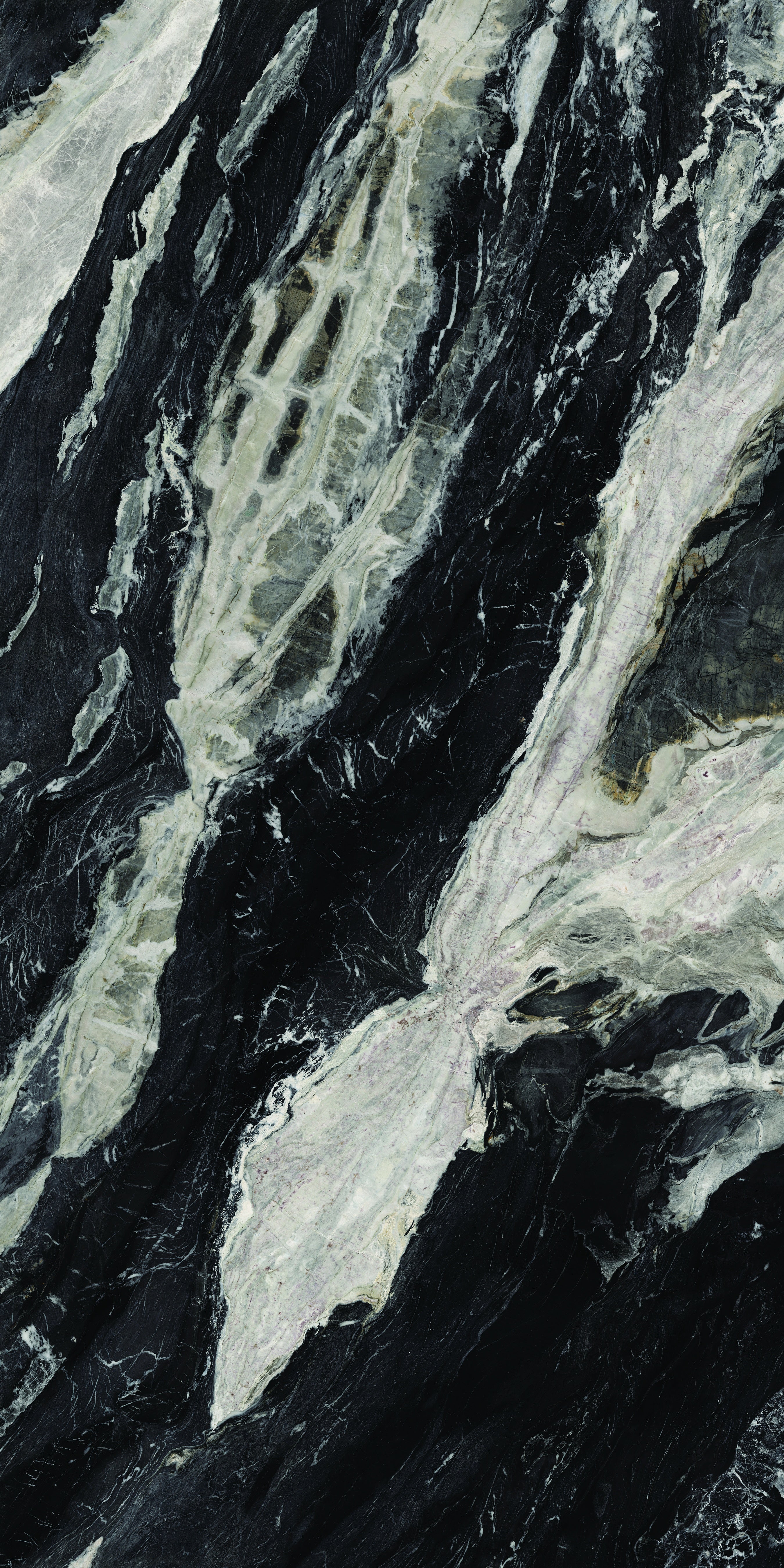 MAJESTO: Bianco Dior Block 38 Bookmatch Sintered Stone Slabs (64"×127"×15/32" | Honed | Rectified)
